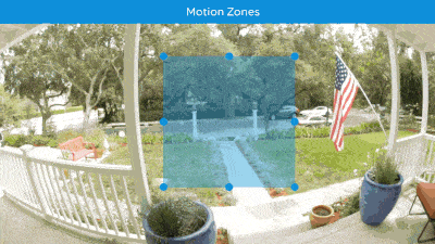 setting up ring pro motion zones