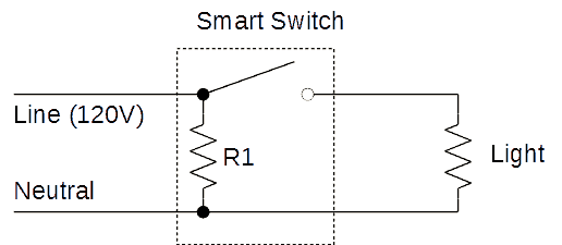 no neutral wire smart light switch