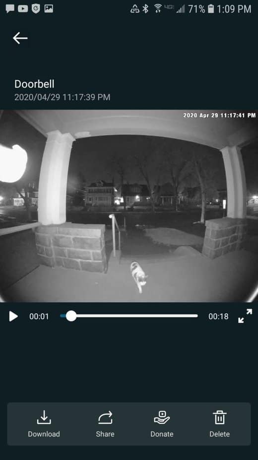 eufy doorbell auto night vision