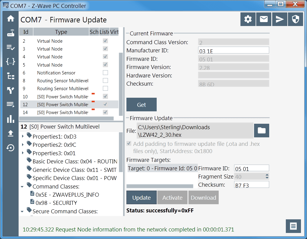 Interoperability With Z Wave Controllers